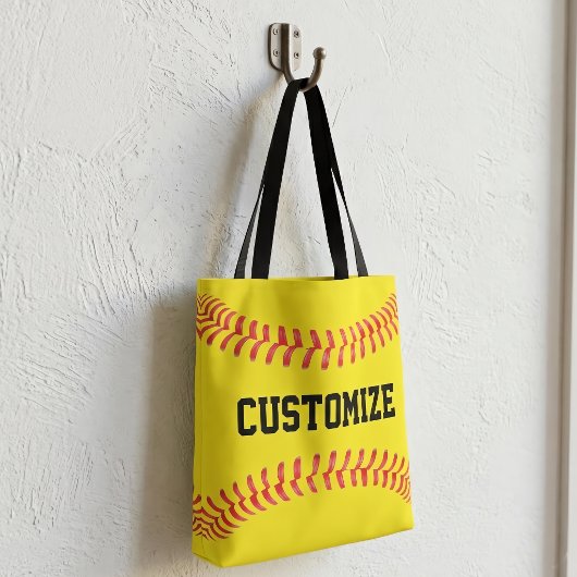 Benutzerdefinierter Fastfeld-Softball-Teamname ode Tasche