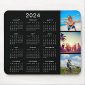 Benutzerdefinierter Favoritenspeicher-FotoCollage  Mousepad (Vorne)