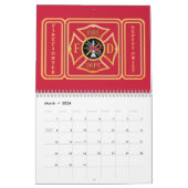 Benutzerdefinierter Firefighter-Kalender Kalender (Mär 2026)