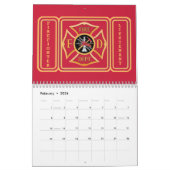 Benutzerdefinierter Firefighter-Kalender Kalender (Feb 2026)