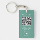 Benutzerdefinierter firmengebundener QR-Code mit m Schlüsselanhänger (Vorderseite)