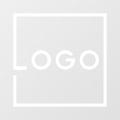 Benutzerdefinierter Firmenlogo-Fensteraufkleber Fensteraufkleber (Blatt)