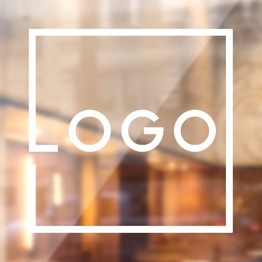 Benutzerdefinierter Firmenlogo-Fensteraufkleber Fensteraufkleber (Blatt 2)