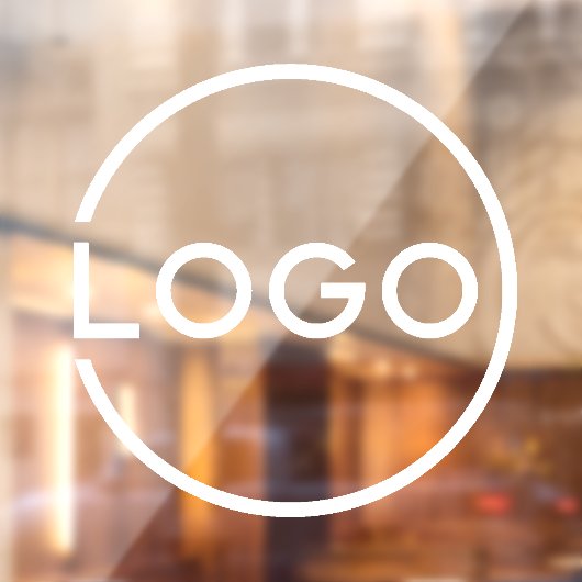 Benutzerdefinierter Firmenlogo-Fensteraufkleber Fensteraufkleber (Blatt 2)