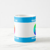 Benutzerdefinierter Firmenlogo-Geschäfts-Werbebech Kaffeetasse (Mittel)