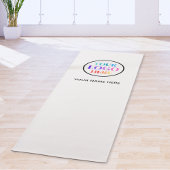 Benutzerdefinierter Firmenlogo-Name Yogamatte