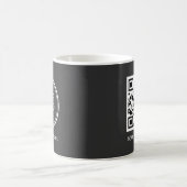 Benutzerdefinierter Firmenlogo-QR-Code-Becher | Pe Kaffeetasse (Mittel)