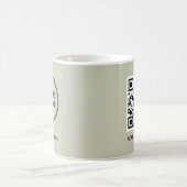 Benutzerdefinierter Firmenlogo-QR-Code Kaffeetasse (Mittel)