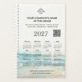 Benutzerdefinierter Firmenlogo-QR-Code-Planer-Kale Planer (Vorderseite)