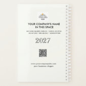 Benutzerdefinierter Firmenlogo-QR-Code-Planer-Kale Planer (Rückseite)