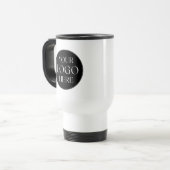 Benutzerdefinierter Firmenlogo-QR-Code-Promotionsa Reisebecher (Vorderseite Links)