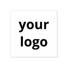 Benutzerdefinierter Firmenlogo-Stempel Quadratisch Gummistempel