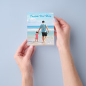 Benutzerdefinierter Flyer für Foto mit Text (Gruppe)