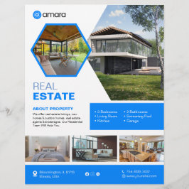 Benutzerdefinierter Flyer für Real-Anwesen-Eigensc