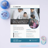 Benutzerdefinierter Flyer für Rechnungslegungsdien (Einzeln)