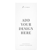 Benutzerdefinierter Flyerdruck 4x9" Laden Sie Ihr  Werbekarte (Hinten)