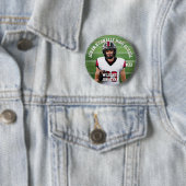 Benutzerdefinierter Football-Button mit High-Schoo Button (Beispiel)
