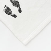 Benutzerdefinierter Footprint | Hochladen des Baby Fleecedecke (Ecke)