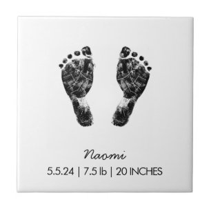 Benutzerdefinierter Footprint Hochladen des Baby Fliese