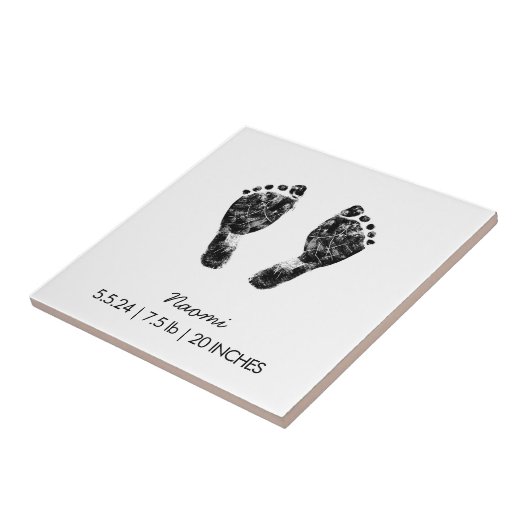 Benutzerdefinierter Footprint | Hochladen des Baby Fliese (Seite)