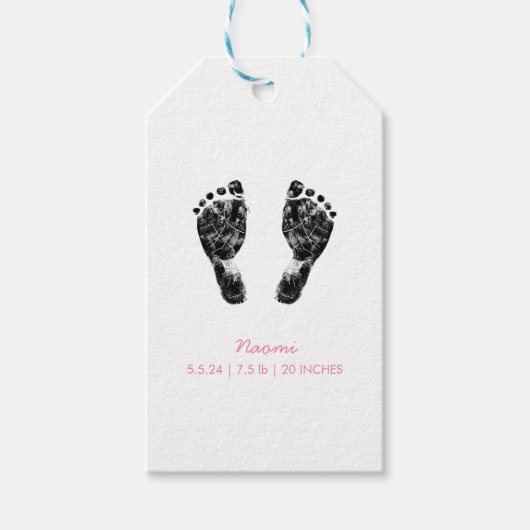 Benutzerdefinierter Footprint | Hochladen des Baby Geschenkanhänger (Vorderseite)