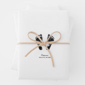Benutzerdefinierter Footprint | Hochladen des Baby Geschenkpapier Set (Beispiel)
