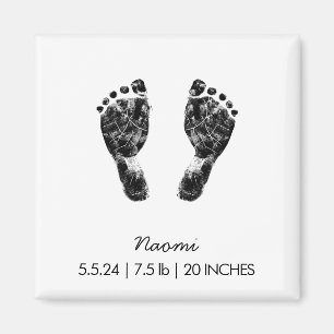 Benutzerdefinierter Footprint Hochladen des Baby Magnet
