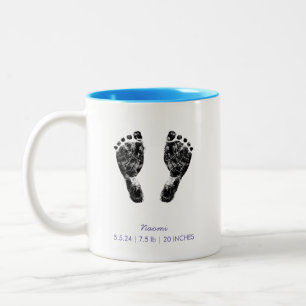 Benutzerdefinierter Footprint   Hochladen des Baby Zweifarbige Tasse