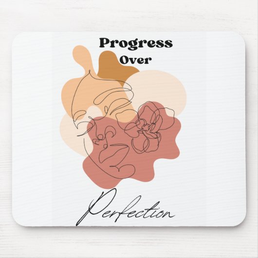 Benutzerdefinierter Fortschritt über Perfektion Mousepad (Vorne)