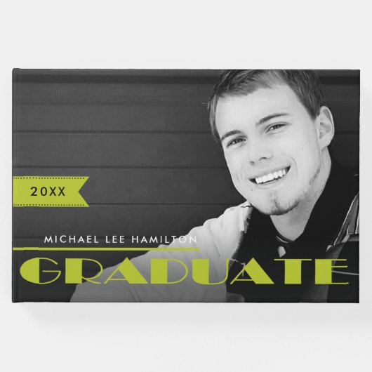 Benutzerdefinierter Foto-Abschluss Gästebuch (Vorderseite)