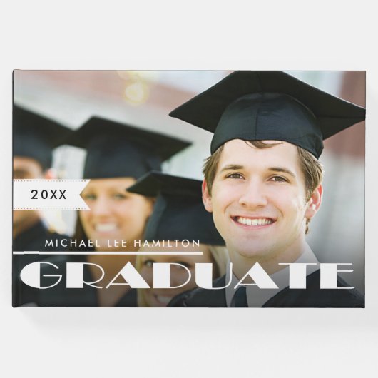 Benutzerdefinierter Foto-Abschluss Gästebuch (Vorderseite)