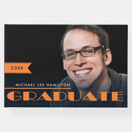 Benutzerdefinierter Foto-Abschluss Gästebuch (Vorderseite)