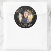 Benutzerdefinierter Foto-Abschluss Runder Aufkleber (Tasche)