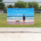 Benutzerdefinierter Foto-Banner mit Foto und Text Banner (Insitu)