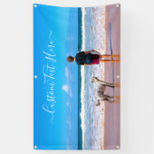 Benutzerdefinierter Foto-Banner mit Foto und Text Banner (Vertikal)