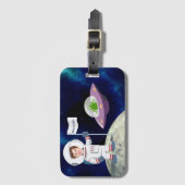 Benutzerdefinierter Foto-Bereich auf Mondkids Gepäckanhänger (Vorderseite Vertikal)