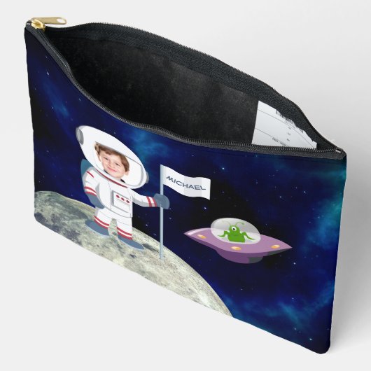 Benutzerdefinierter Foto-Bereich auf Mondkids Zubehörtasche (Offen)