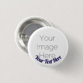 Benutzerdefinierter Foto-Button-Anstecker – Person Button (Vorne & Hinten)