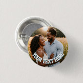 Benutzerdefinierter Foto-Button-Anstecker – Person Button (Vorne & Hinten)