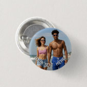 Benutzerdefinierter Foto-Button-Anstecker – Person Button (Vorne & Hinten)