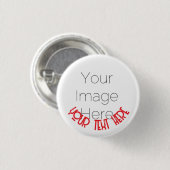 Benutzerdefinierter Foto-Button-Anstecker – Person Button (Vorne & Hinten)