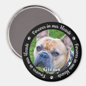 Benutzerdefinierter Foto-Dog-Memorial-Kühlschrank Magnet (Vorderseite/Rückseite)