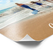 Benutzerdefinierter Foto Drucken mit Text (Ecke)