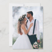 Benutzerdefinierter Foto-Ebene für Vellum-Hochzeit Einladung (Vorderseite)