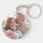 Benutzerdefinierter Foto-Ehemann Ehefrau Erstellen Schlüsselanhänger (Rückseite)
