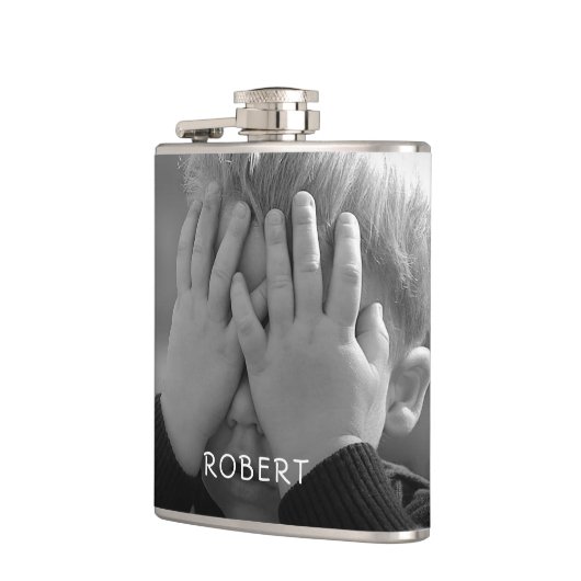 Benutzerdefinierter Foto Flachmann (Links)