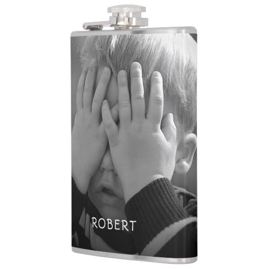 Benutzerdefinierter Foto Flachmann (Links)