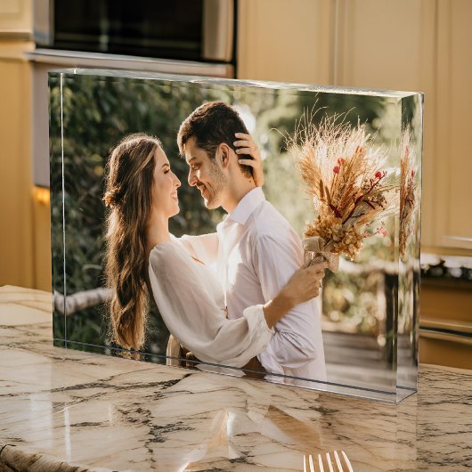 Benutzerdefinierter Foto-Foto-Block, Geschenk für  Fotoblock