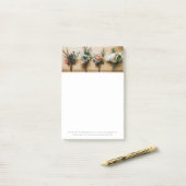 Benutzerdefinierter Foto für berufliche Unternehme Post-it Klebezettel (Auf Schreibtisch)