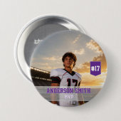 Benutzerdefinierter Foto-Fußball-MVP-Button-Anstec Button (Vorne & Hinten)